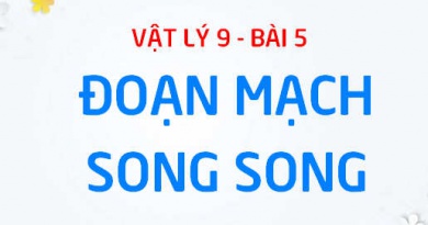Mạch điện song song: Công thức tính điện trở tương đương R, hiệu điện thế U, cường độ dòng điện I - Vật lý 9 bài 5